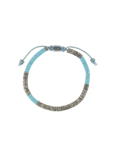 M Cohen Stack Bead Bracelet In Blue