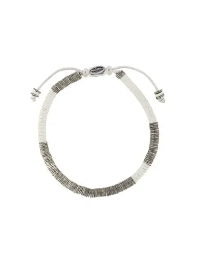 M Cohen Stacked Disc Bracelet In Metallic