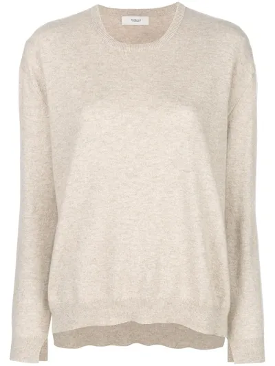 Pringle Of Scotland Classic Long-sleeve Sweater In Neutrals