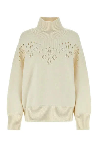 Chloé Chloe Knitwear In Iconicmilk