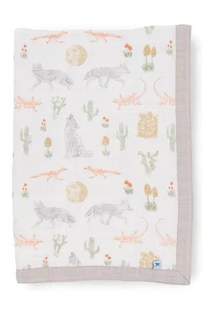 Little Unicorn Kids' Cotton Muslin Baby Quilt In Desert Night