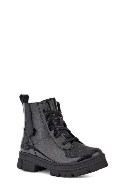 Ugg (r) Kids' Ashton Glitter Boot In Glitter Black