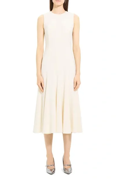 Theory Sleeveless Midi Dress In 화이트