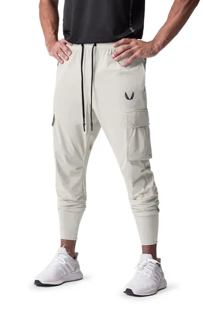 Asrv Tetra-light Cargo Joggers In Stone