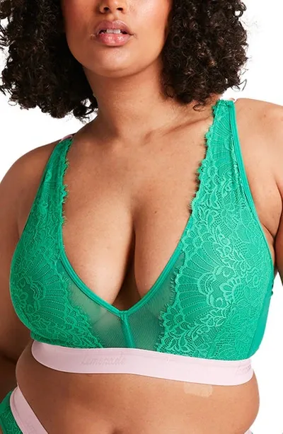 Lemonade Dolls The Synergy Fuller Cup Bralette In Bright Green