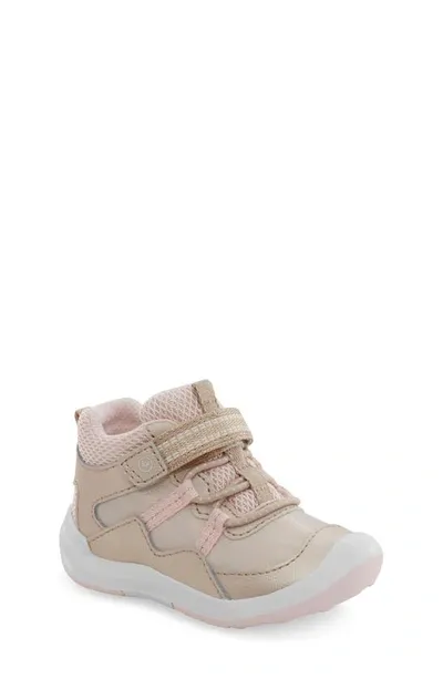 Stride Rite Kids' Rover Hook & Loop Sneaker In Champagne