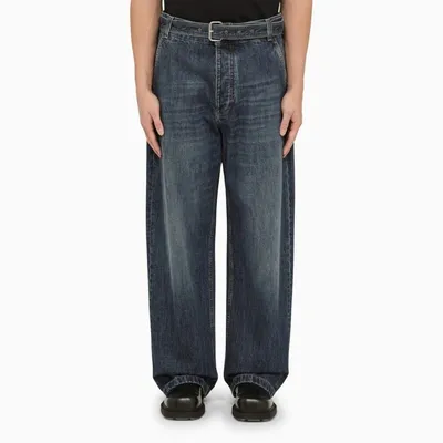 Bottega Veneta Blue Straight Denim Jeans