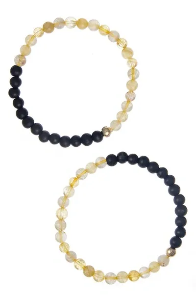 The Healer’s Collection N69 Money Max Set Of 2 Healer's Bracelets In Neutral