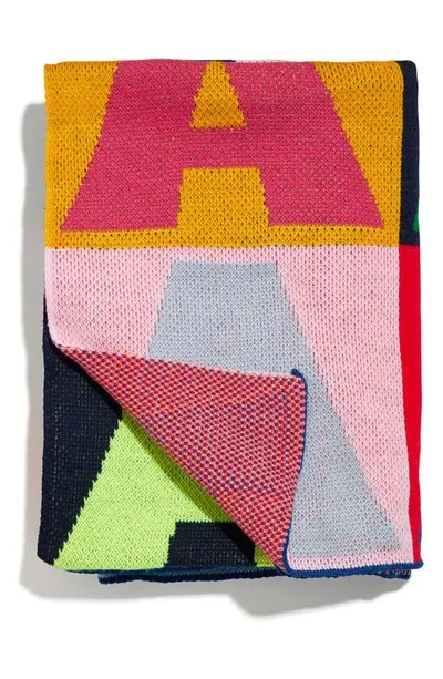 Baublebar Squared Up Throw Blanket In Rainbow-n