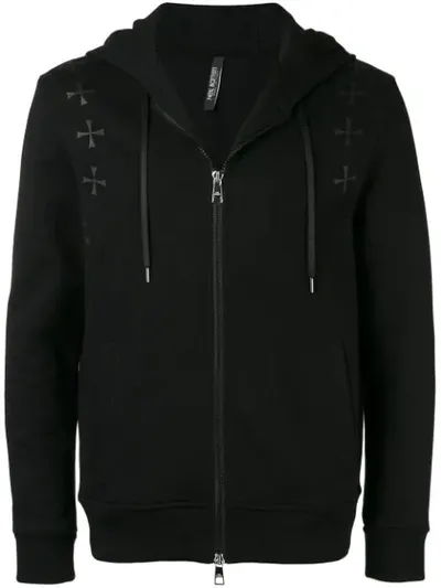 Neil Barrett Black Cotton Hoodie