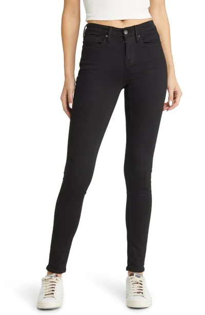 Vigoss Marley Ankle Skinny Jeans In Washed Black