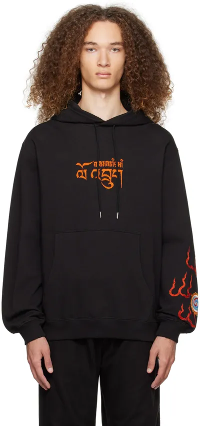 Maharishi Black Abundance Dragon Hoodie