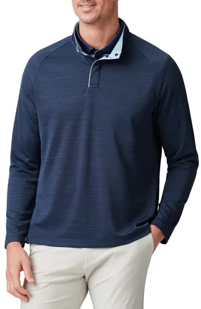 Rhone Clubhouse Performance Quarter Snap Top In Navy