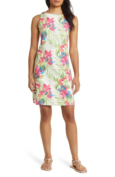 Tommy Bahama Darcy Enchanted Bay Sheath Dress In Coconut