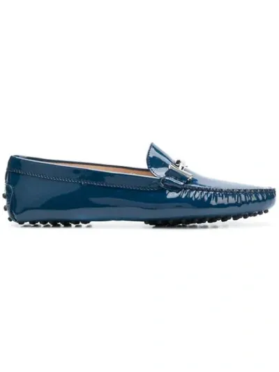 Tod's Gommino Loafers In Blue