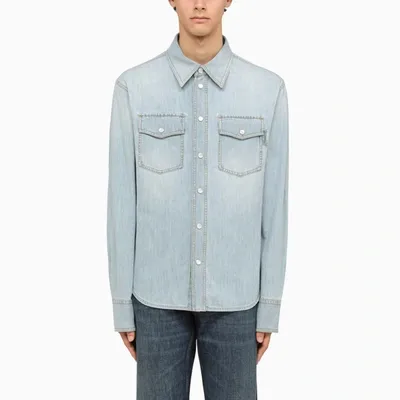 Bottega Veneta Blue Denim Shirt