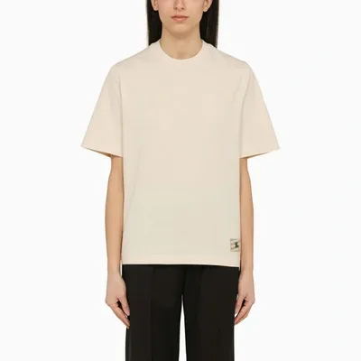 Burberry Logo Patch T-shirt Beige