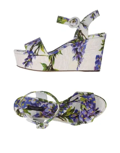 Dolce & Gabbana Sandals In White