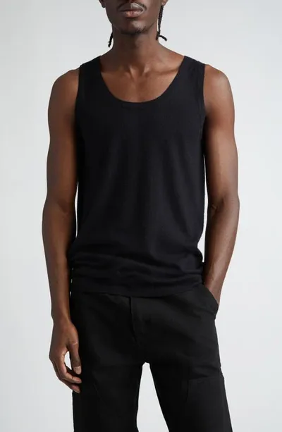 Frenckenberger Cashmere Tank In Black