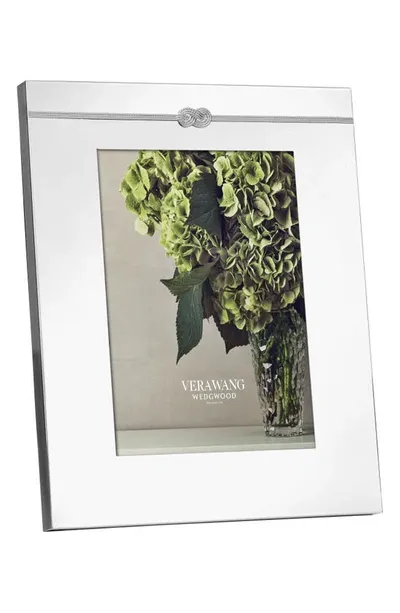 Vera Wang X Wedgewood Infinity Picture Frame In Metallic Silver