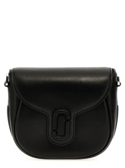 Marc Jacobs The J Marc Small Saddle Crossbody Bags In Black