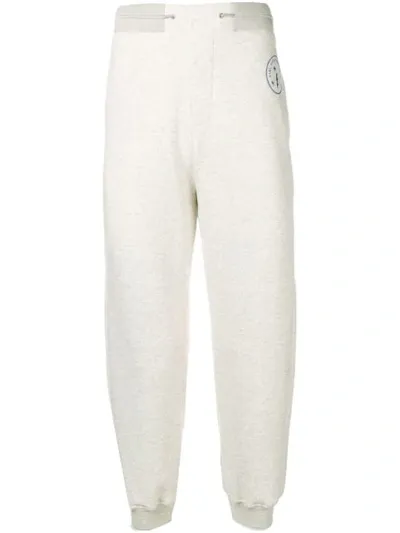 Oamc Logo Print Track Pants In White