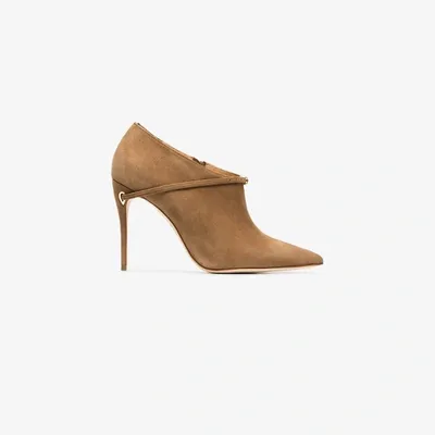 Jennifer Chamandi 'fausto 105' Pumps Mit Schlangenleder In Nude