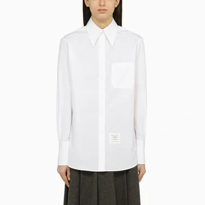 Thom Browne White Cotton Shirt