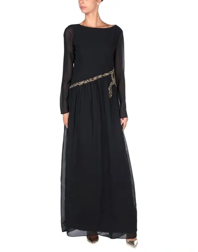 Class Roberto Cavalli Long Dresses In Black