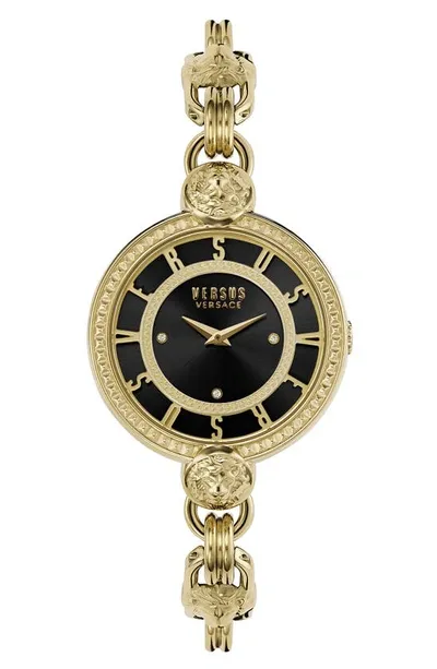 Versus Versace Les Docks Bracelet Watch, 36mm In Ip Yellow Gold