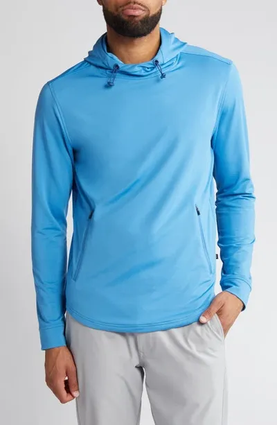 Swannies Ivy Golf Hoodie In Blue