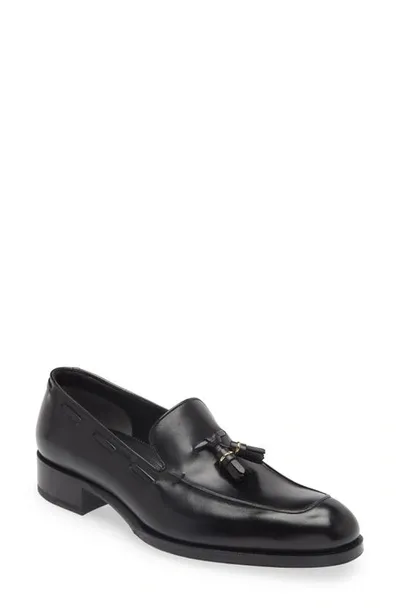 Tom Ford Edgar Tassel Loafer In Black