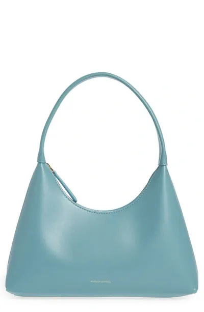 Mansur Gavriel Mini Candy Faux Leather Hobo Bag In Blue