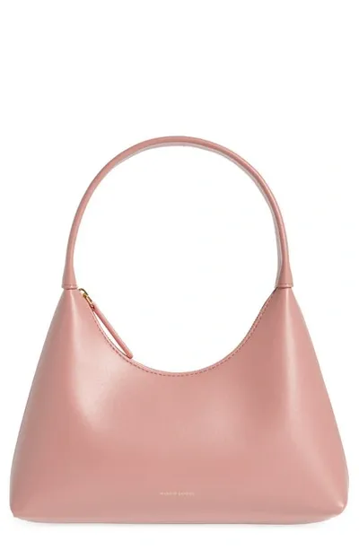 Mansur Gavriel Mini Candy Faux Leather Hobo Bag In Rose