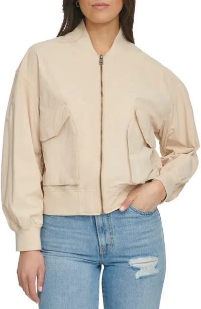 Levi's Techy Nylon Bomber Jacket In Frappe