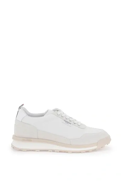 Thom Browne Alumni Trainer Sneakers In White