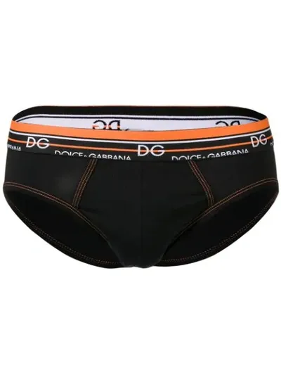 Dolce & Gabbana Plain Briefs In Black