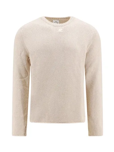 Courrèges Sweater In Cream