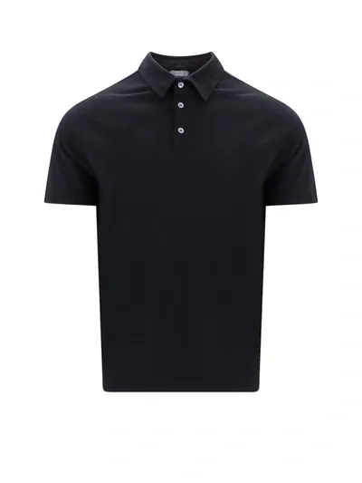 Zanone Polo Shirt In Nero