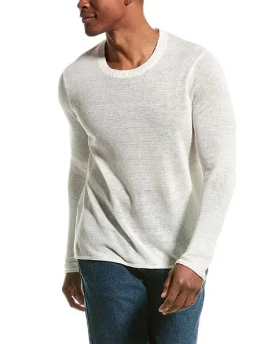 Onia Kevin Linen Sweater In Grey