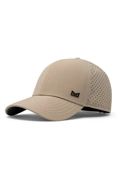 Melin A-game Icon Hydro Performance Snapback Hat In Khaki