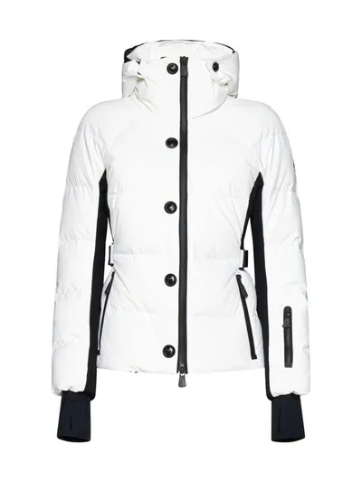 Moncler Grenoble Coats In Beige