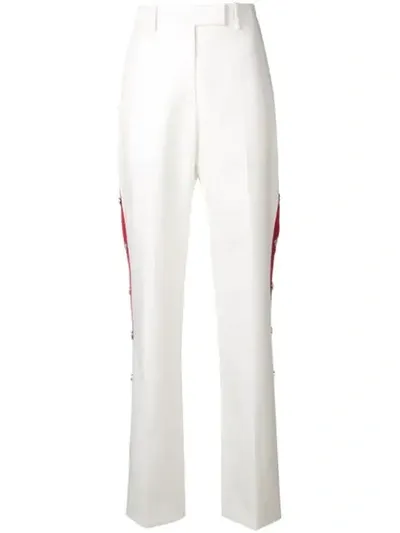 Calvin Klein 205w39nyc Side Stripe Trousers In White