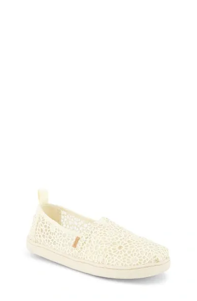 Toms Kids' Alpargata Slip-on Sneaker In Natural