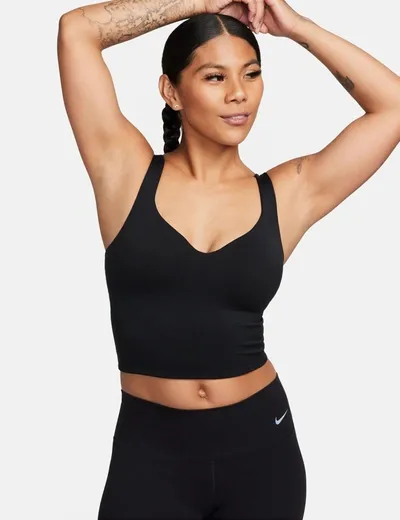 Nike Alate Bra Tank In Black