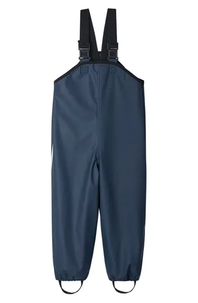 Reima Kids' Lammikko Waterproof Rain Pants In Navy