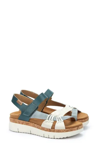 Pikolinos Palma Wedge Sandal In River