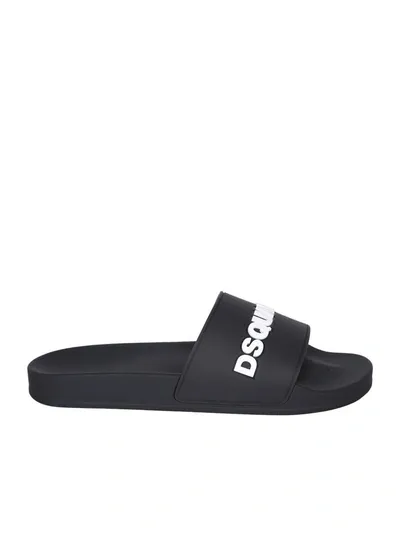 Dsquared2 Sandals  Men Color Black In Mixed Colours