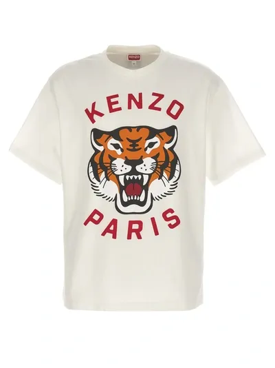 Kenzo Lucky Tiger T-shirt In White