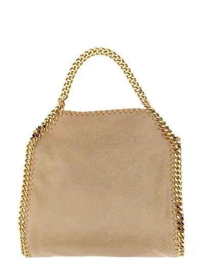 Stella Mccartney Falabella Mini Tote Bag In Butter Cream